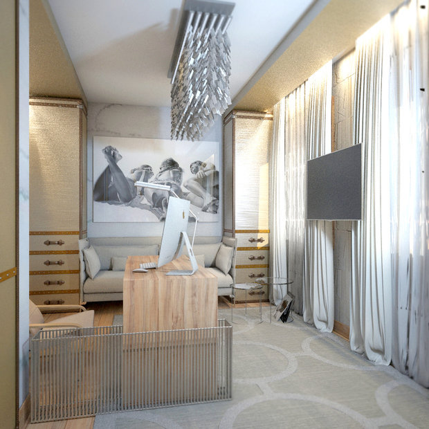 Фото из портфолио Oak Апартаменты  – фотографии дизайна интерьеров на INMYROOM