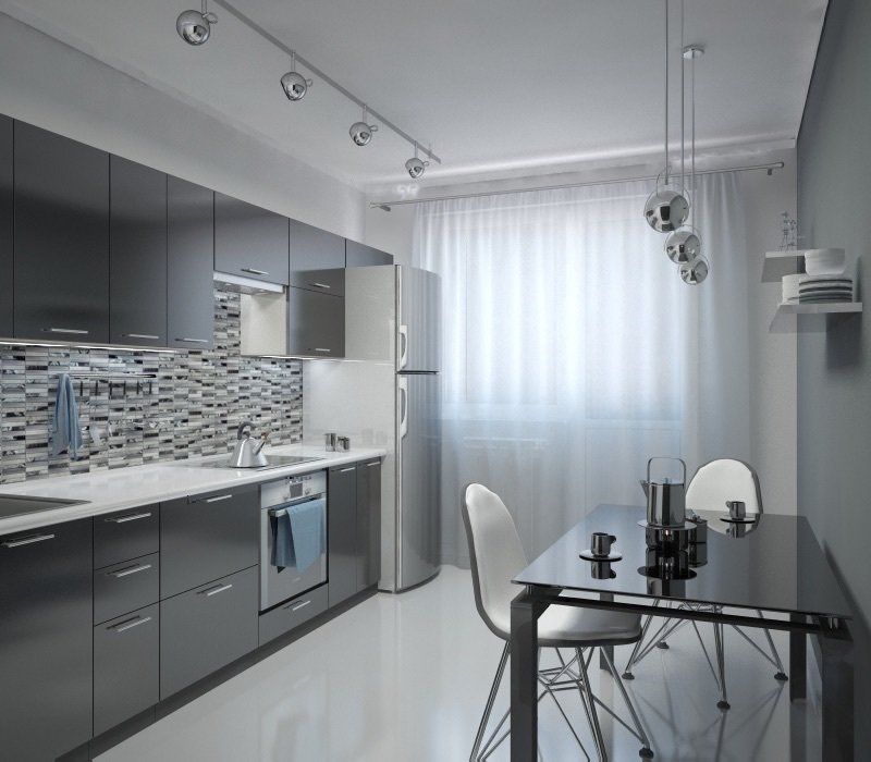 Фото из портфолио Дизайн проект 2-х комнатной квартиры в стиле hi tech – фотографии дизайна интерьеров на INMYROOM Фото из портфолио Дизайн проект 2-х комнатной квартиры в стиле hi tech – фотографии дизайна интерьеров на INMYROOM