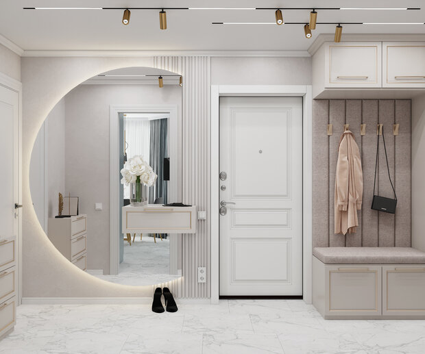 Фото из портфолио Проект квартиры неоклассика – фотографии дизайна интерьеров на INMYROOM