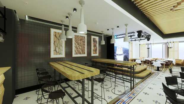 Фото из портфолио Ресторан -  дизайн интерьера.  – фотографии дизайна интерьеров на INMYROOM