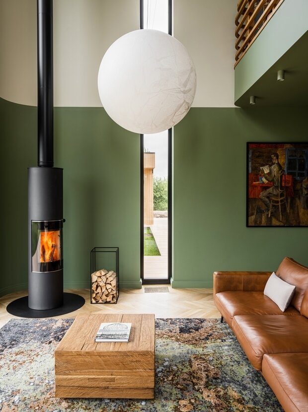 Фотография: Гостиная в стиле Современный, Минимализм, Эко, Дом, Проект недели, Казань, 4 и больше, Более 90 метров, Yaratam design, Петр Сафиуллин – фото на INMYROOM