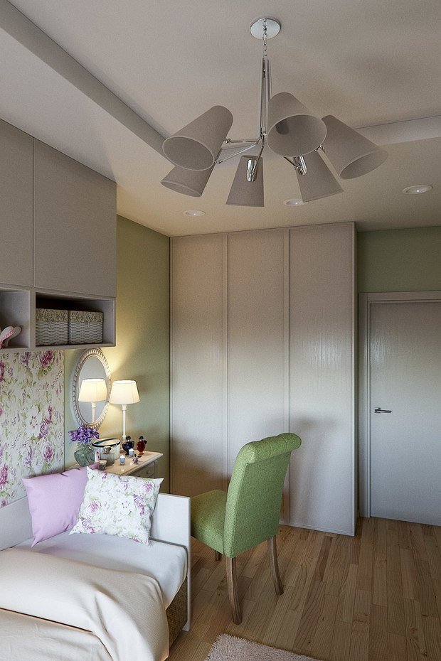 Фото из портфолио Детская комната для девочки-подростка – фотографии дизайна интерьеров на INMYROOM