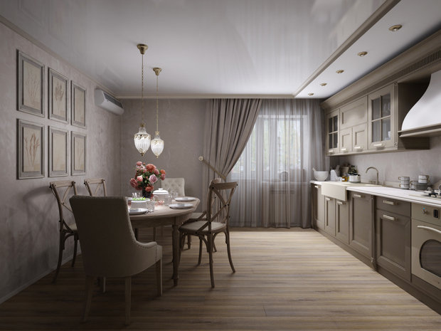 Фото из портфолио В духе старины – фотографии дизайна интерьеров на INMYROOM