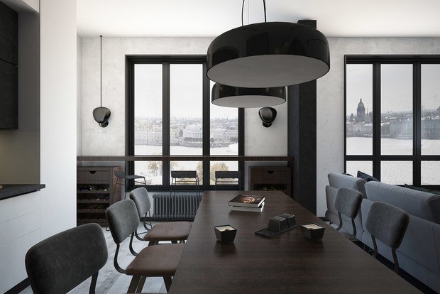 Фото из портфолио Гостиная, Riverside – фотографии дизайна интерьеров на INMYROOM