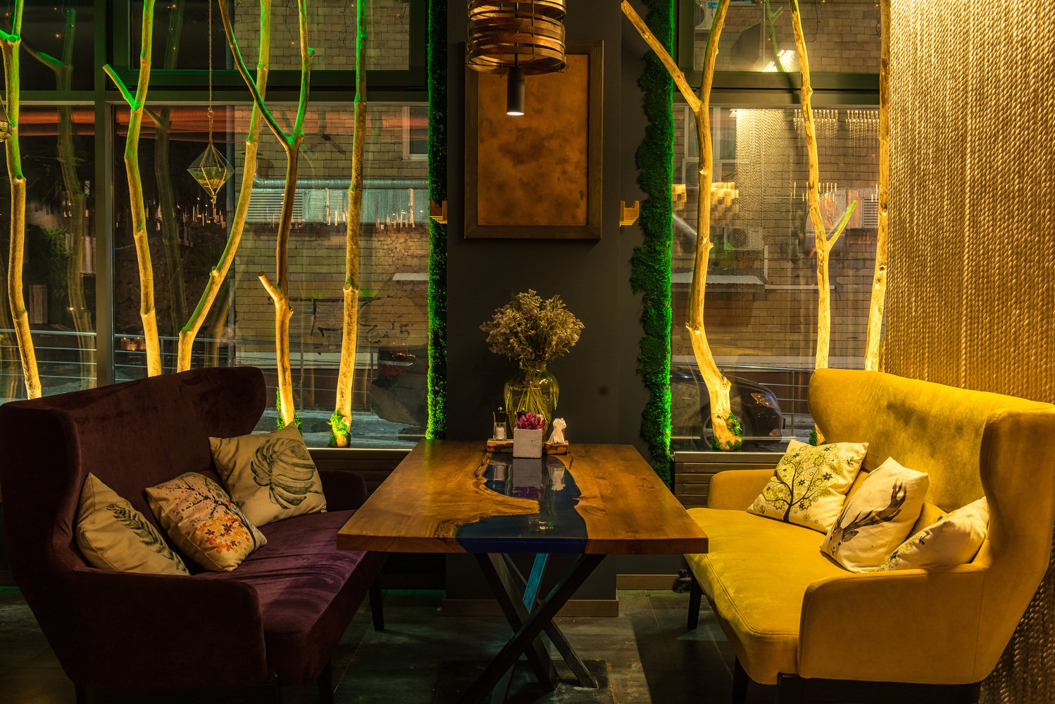 Фото из портфолио Дизайнер интерьера Курск. Ресторан FOREST GRILL – фотографии дизайна интерьеров на INMYROOM