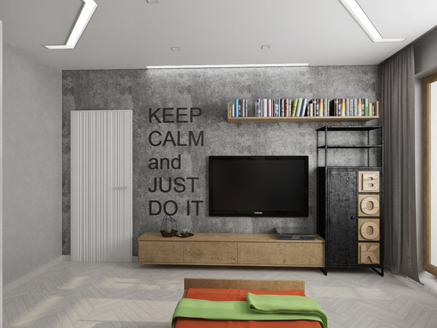 Фото из портфолио Детская комната в индустриальном стиле – фотографии дизайна интерьеров на INMYROOM