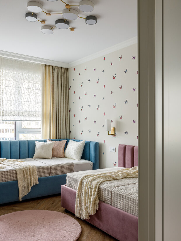 Фотография: Детская в стиле Современный, Квартира, Проект дня, 3 комнаты, 60-90 метров, Уфа, Ольга Маганова, современный с элементами классики и роскоши – фото на INMYROOM