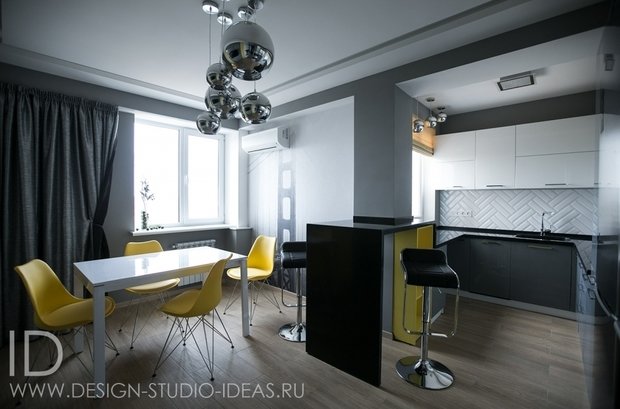 Фото из портфолио СОВРЕМЕННЫЙ ИНТЕРЬЕР В ЖК ГРАНД ПАРК, 72 м² – фотографии дизайна интерьеров на INMYROOM
