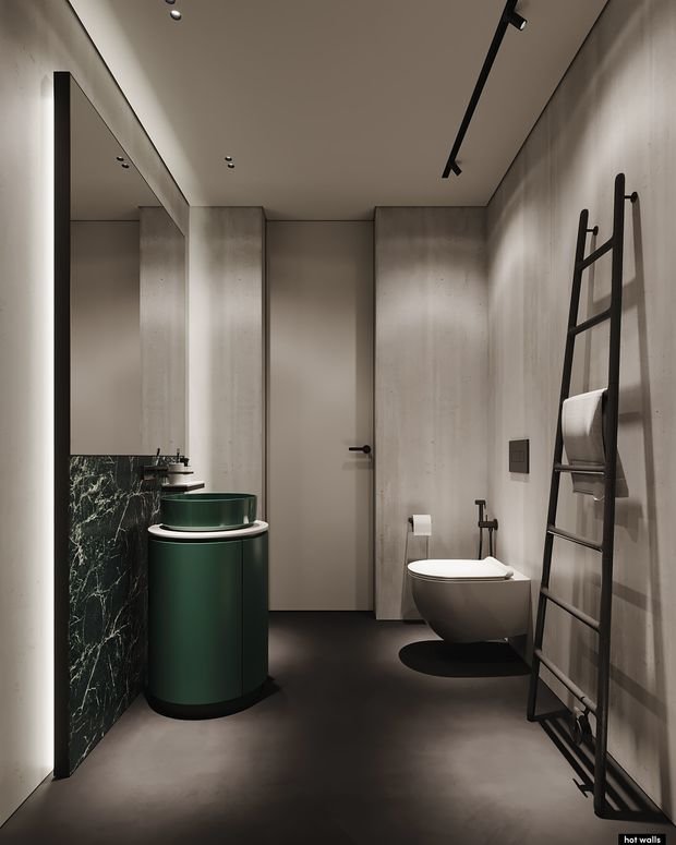 Фото из портфолио Calacatta Green – фотографии дизайна интерьеров на INMYROOM