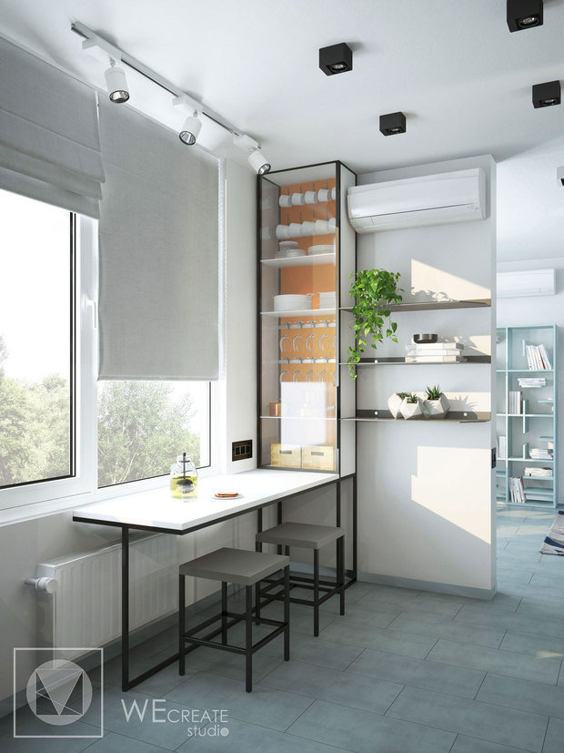 Фото из портфолио Квартира-студия в стиле минимализм – фотографии дизайна интерьеров на INMYROOM