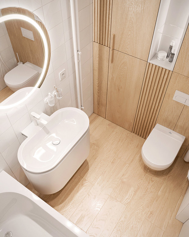 Фото из портфолио Однокомнатная квартира СПб, 45 м2 – фотографии дизайна интерьеров на INMYROOM