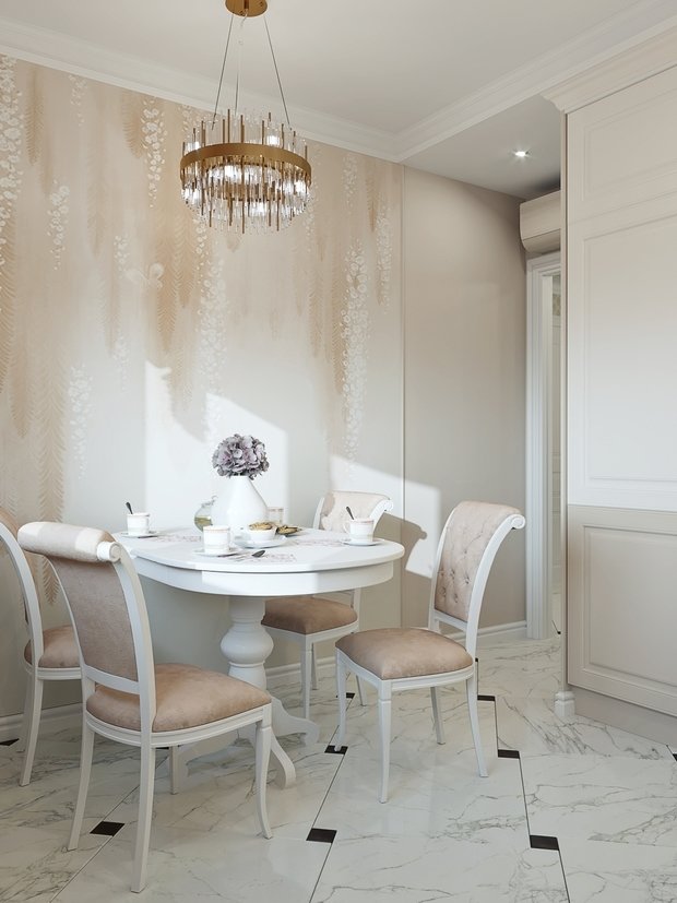 Фото из портфолио Светлая классика – фотографии дизайна интерьеров на INMYROOM