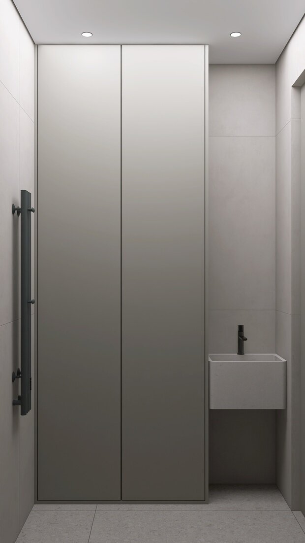 Фото из портфолио Двухкомнатная квартира для пары с ребенком – фотографии дизайна интерьеров на INMYROOM