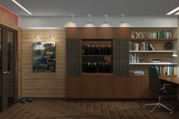 Фотография: Кабинет в стиле Лофт – фото на INMYROOM