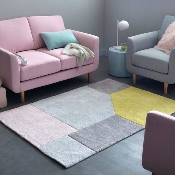 Фотография: Гостиная в стиле Скандинавский, Современный, Декор интерьера, Мебель и свет, Цвет в интерьере, Ковер – фото на INMYROOM