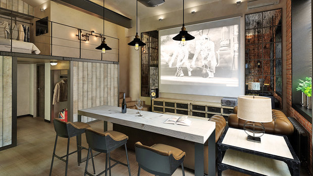 Фото из портфолио Лофт для шоурума Kleinhouse. Part 3 – фотографии дизайна интерьеров на INMYROOM