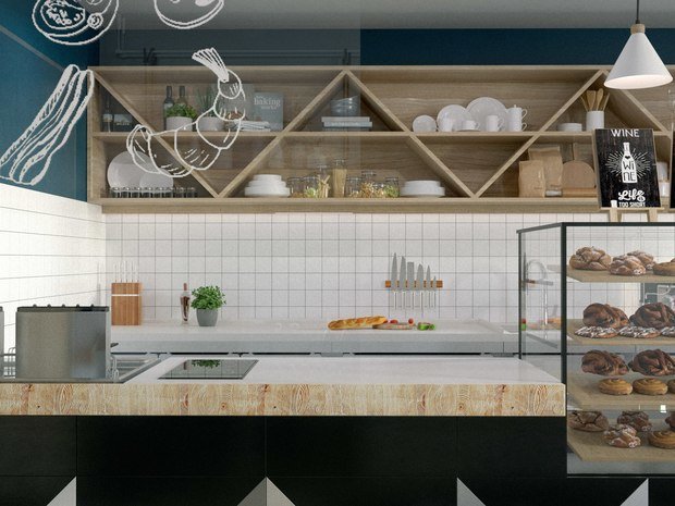 Фото из портфолио МУКА CAFE – фотографии дизайна интерьеров на INMYROOM