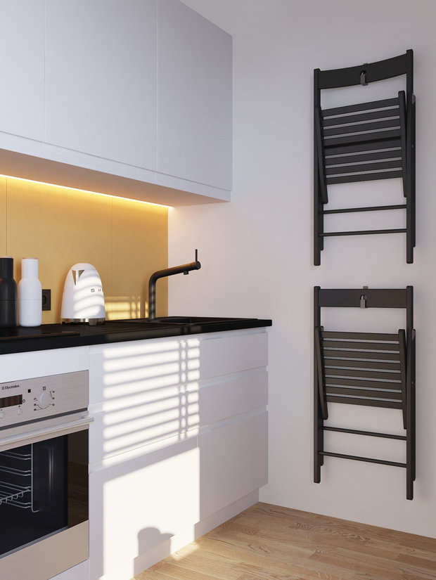 Фото из портфолио ЖК Полюстрово Парк, 33 м² – фотографии дизайна интерьеров на INMYROOM