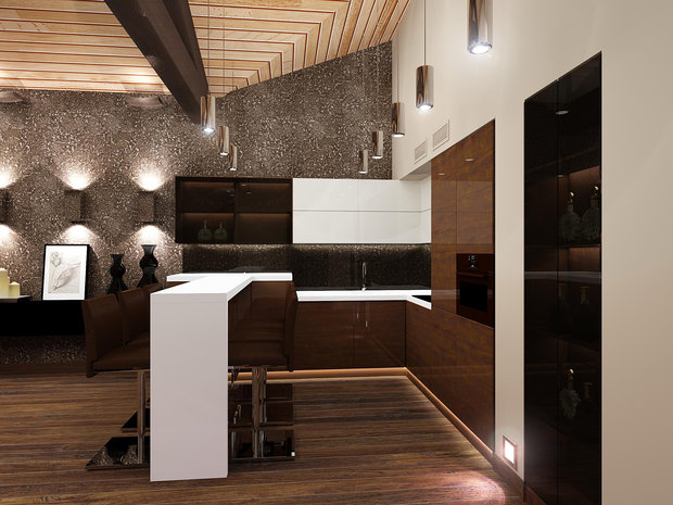 Фотография: Кухня и столовая в стиле Современный, Эклектика – фото на INMYROOM