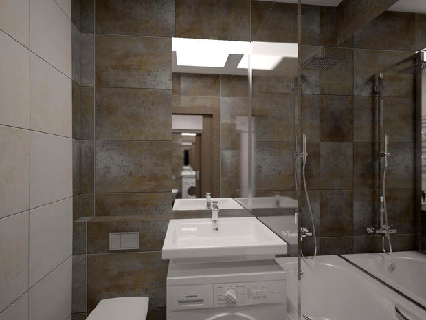 Фотография: Ванная в стиле Лофт – фото на INMYROOM