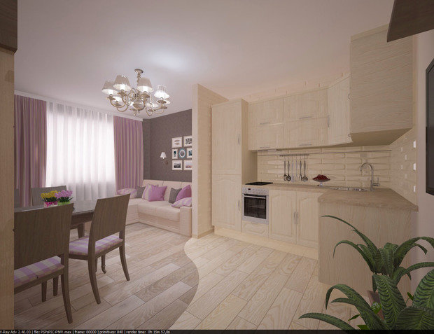 Фото из портфолио Кухня-гостиная на Тюленина – фотографии дизайна интерьеров на INMYROOM