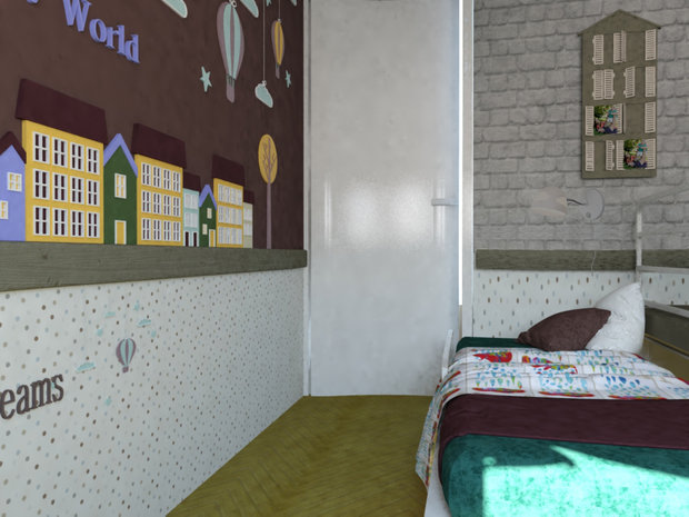 Фото из портфолио Детская "Каждый сантиметр на счету" – фотографии дизайна интерьеров на INMYROOM