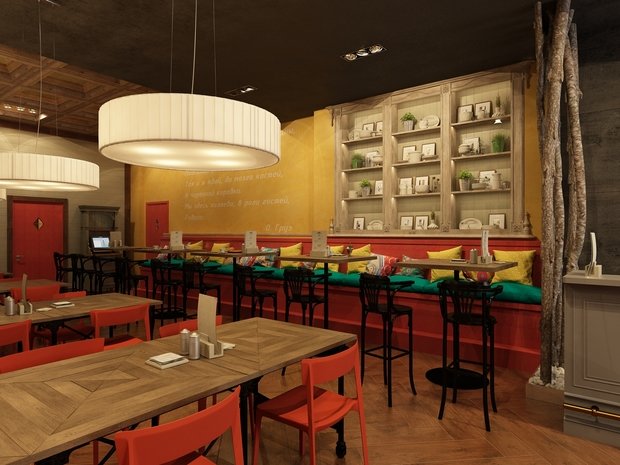 Фото из портфолио Бистро – фотографии дизайна интерьеров на INMYROOM