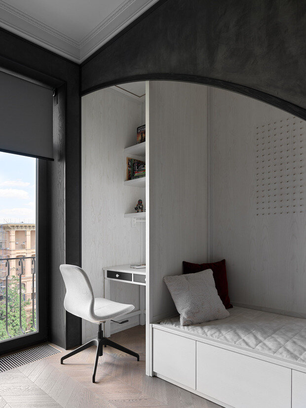 Фотография: Детская в стиле Классический, Современный, Эклектика, Проект недели, Сталинка, 3 комнаты, 60-90 метров, Наталья Юнина – фото на INMYROOM