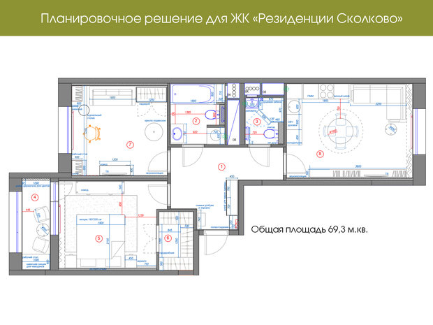 Фото из портфолио ЖК "Резиденции Сколково" – фотографии дизайна интерьеров на INMYROOM