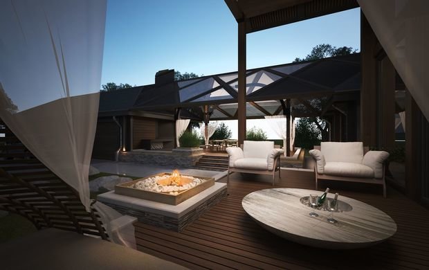 Фото из портфолио Дом в Американском стиле / American style house – фотографии дизайна интерьеров на INMYROOM