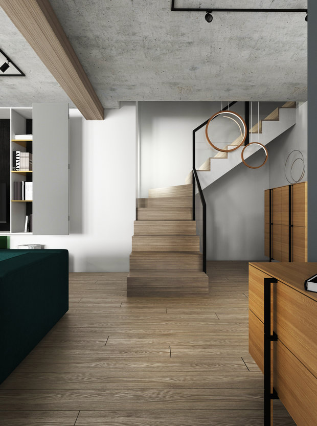 Фото из портфолио Лофт Зеленая роща – фотографии дизайна интерьеров на INMYROOM