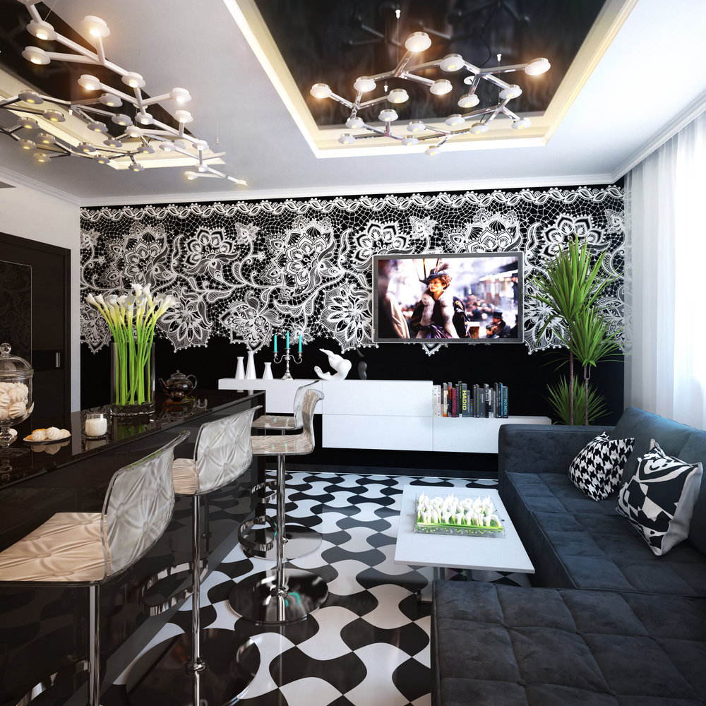 Фото из портфолио Black & White. Квартира для молодой семьи. – фотографии дизайна интерьеров на INMYROOM Фото из портфолио Black & White. Квартира для молодой семьи. – фотографии дизайна интерьеров на INMYROOM