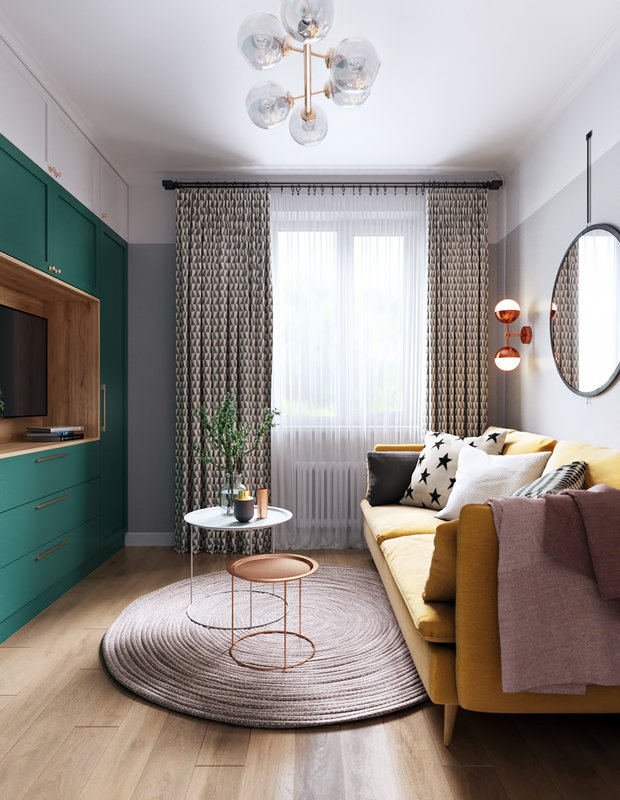 Фотография: Гостиная в стиле Эко, Скандинавский, Дом, Проект недели, Дом и дача, Ленинградская область, Олег Минц – фото на INMYROOM