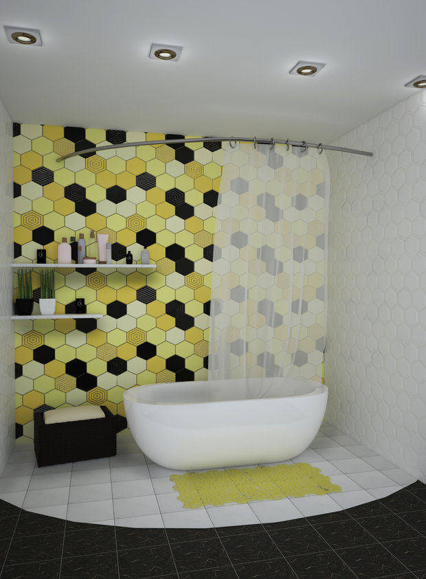 Фото из портфолио Конкурс настенной плитки STYLE YOUR TILE – фотографии дизайна интерьеров на INMYROOM