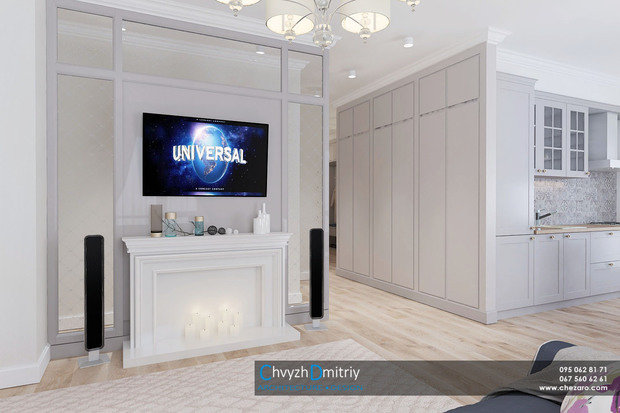 Фото из портфолио Квартира с камином – фотографии дизайна интерьеров на INMYROOM