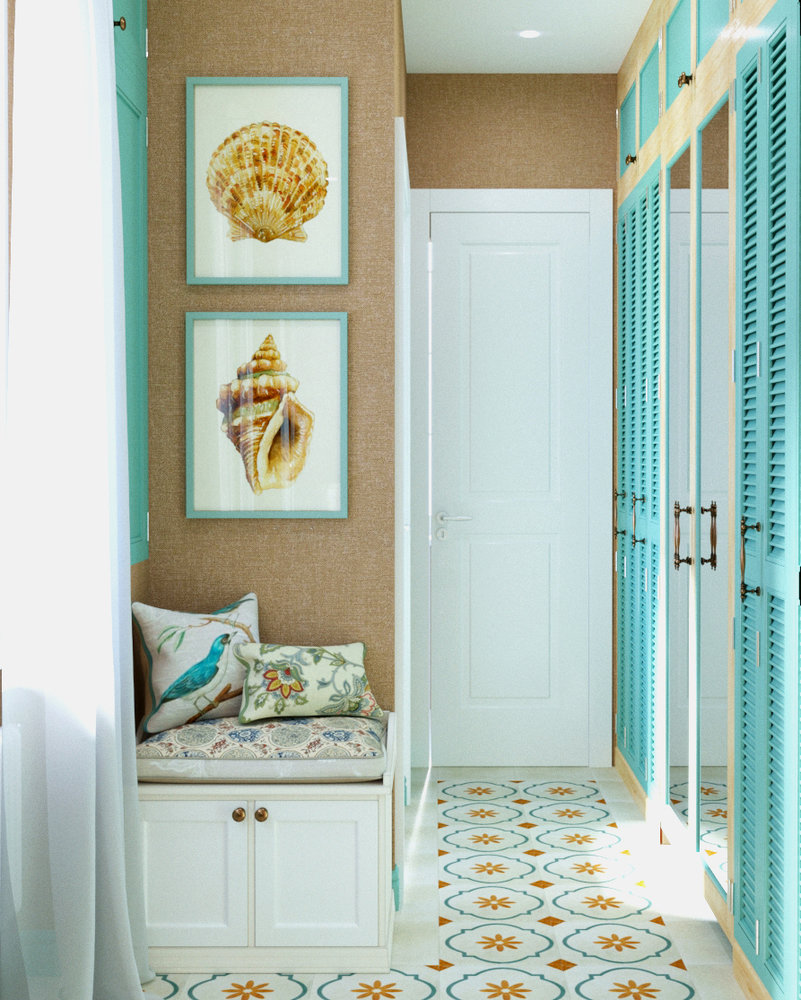 Фотография: Прихожая в стиле Прованс и Кантри, Дом, Проект недели, Дом и дача, Новосибирск, Таунхаус, Кирпичный дом, 4 и больше, 60-90 метров, Полина Степанова – фото на INMYROOM