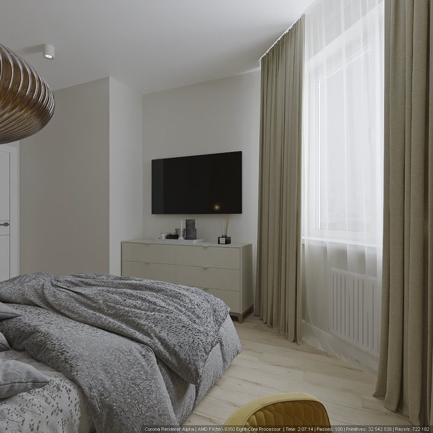 Фото из портфолио Квартира на Нахимовском – фотографии дизайна интерьеров на INMYROOM