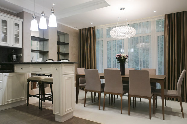Фотография: Кухня и столовая в стиле Классический, Современный, Квартира, Дома и квартиры, Проект недели – фото на INMYROOM
