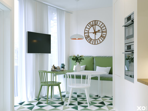 Фото из портфолио Скандинавия в 62 m2 от XO Design – фотографии дизайна интерьеров на INMYROOM