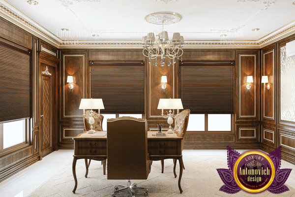 Фото из портфолио Home office design in classic style – фотографии дизайна интерьеров на INMYROOM