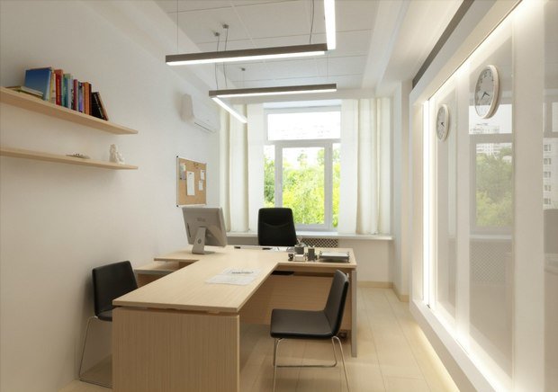 Фото из портфолио Кабинет руководителя компании "Ремонтные технологии" – фотографии дизайна интерьеров на INMYROOM