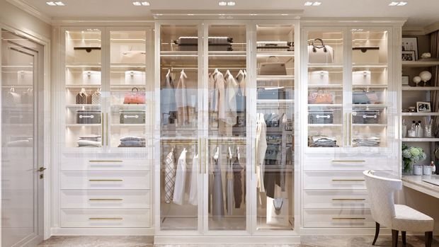 Фото из портфолио Квартира 118,2 м² в ЖК Тимирязевский: компромисс мужского и женского: баланс резких форм и мягких линий – фотографии дизайна интерьеров на INMYROOM