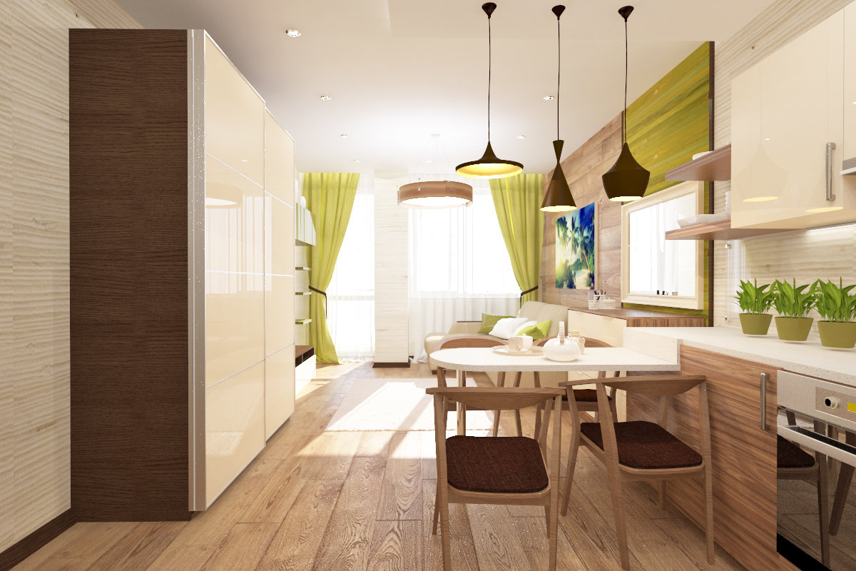 Фото из портфолио Квартира-студия в оливковых и сливочных оттенках. – фотографии дизайна интерьеров на INMYROOM Фото из портфолио Квартира-студия в оливковых и сливочных оттенках. – фотографии дизайна интерьеров на INMYROOM