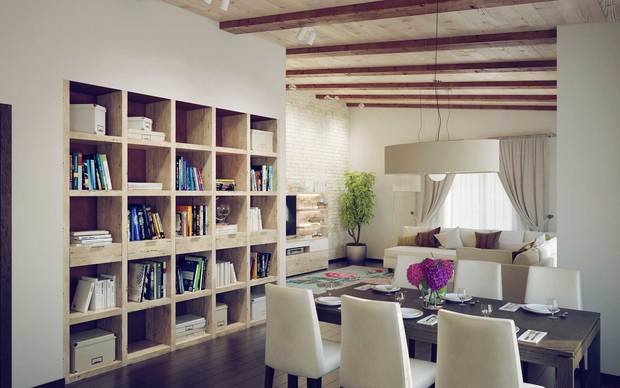 Фото из портфолио Квартира с мансардной крышей – фотографии дизайна интерьеров на INMYROOM