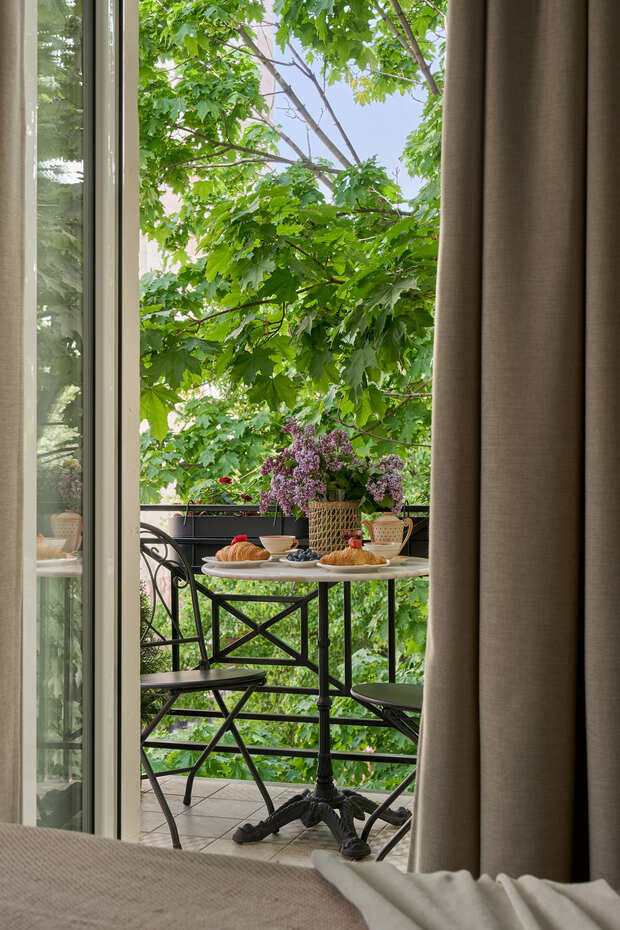 Фотография: Балкон в стиле Скандинавский, Современный, Квартира, Проект недели, Москва, 2 комнаты, 40-60 метров, Designbox, Анастасия Громова – фото на INMYROOM