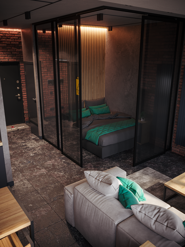 Фото из портфолио Искра Парк (46+47) – фотографии дизайна интерьеров на INMYROOM