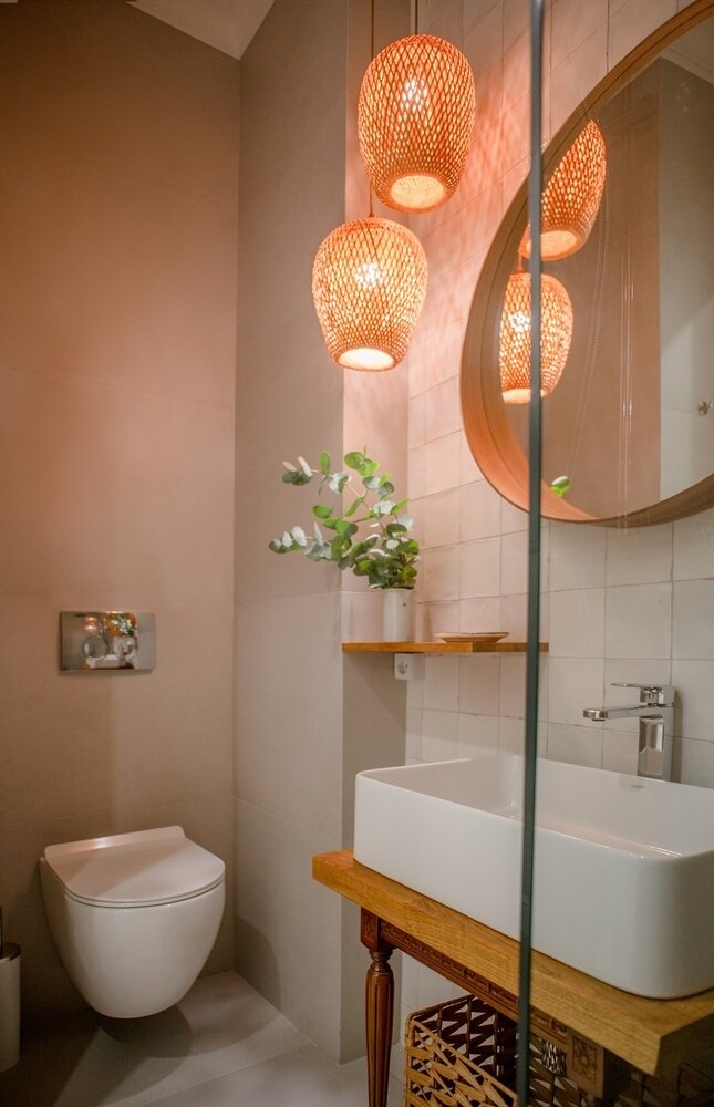 Фотография: Ванная в стиле Скандинавский, Квартира, Проект недели, Москва, 2 комнаты, 40-60 метров, Ольга Семашева – фото на INMYROOM