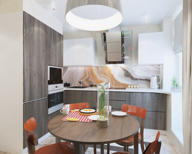 Фото из портфолио Улица Беляева, 56 м2 – фотографии дизайна интерьеров на INMYROOM