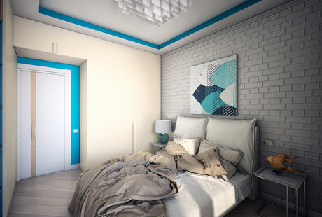 Дизайн спальни в Коммунарке