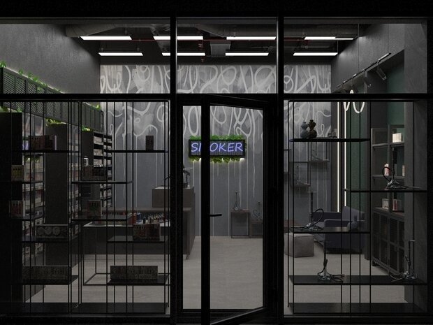 Фото из портфолио Павильон с табачной продукцией – фотографии дизайна интерьеров на INMYROOM
